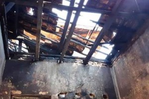 Penampakan rumah warga Ciawi usai terbakar